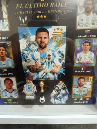 Cuadro personalizado Leo Messi mundial
