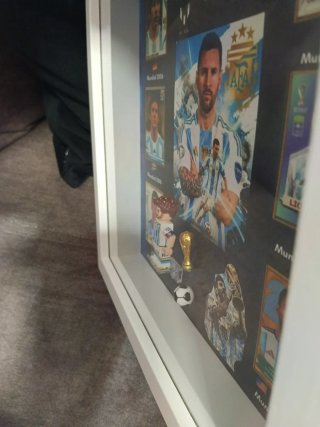 Cuadro personalizado Leo Messi mundial