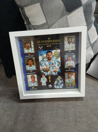 Cuadro personalizado Leo Messi mundial