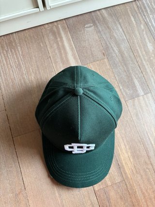 Cappello Dsquared2 Verde Logo Bianco