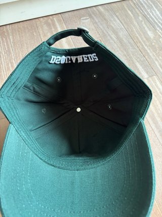 Cappello Dsquared2 Verde Logo Bianco
