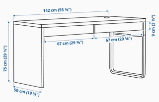 Escritorio Micke Ikea Blanco