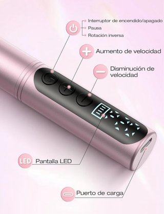 Torno Uñas 13 en 1 Recargable LED