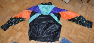 Smiffy's Unisex 80s Chaqueta Cortavientos