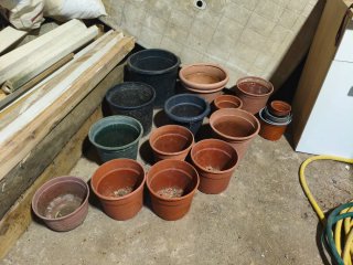 Lote Macetas Plástico Varias