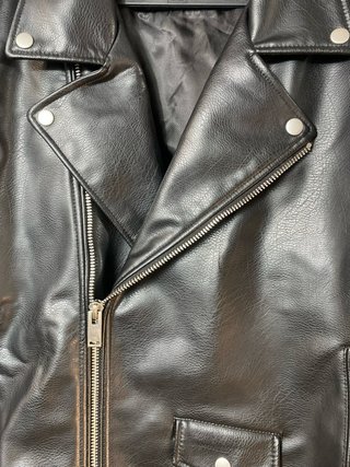 Chaqueta Piel Sintética Zara XL