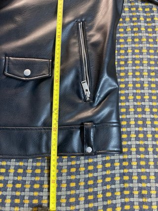 Chaqueta Piel Sintética Zara XL