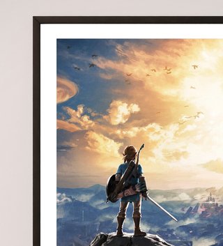 Cuadro ZELDA - Breath of the Wild A3