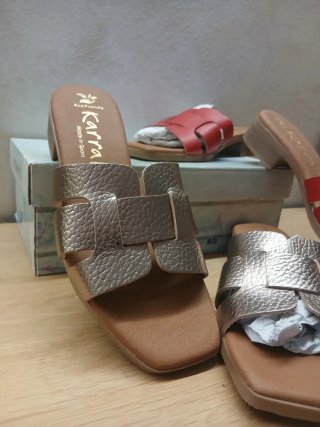 Sandalias de piel Karra mujer nuevas