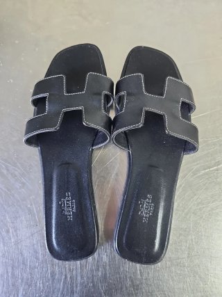 Sandalias Hermes Mujer Negras