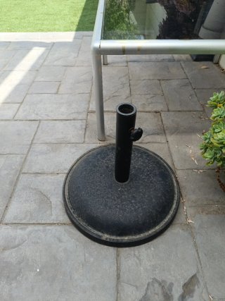 Soporte para sombrilla de exterior