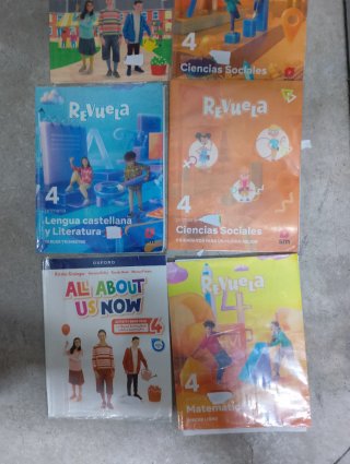 Libros 4 PRIMARIA REVUELA y OXFORD P. Asturias