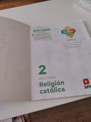 Religión Católica. 2 Secundaria Edén Revuela