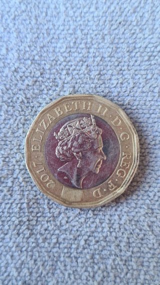moneda de 1 libra esterlina de 2017 Reino Unido