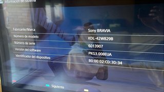 Televisión Sony Negra