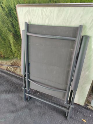 Silla exterior plegable