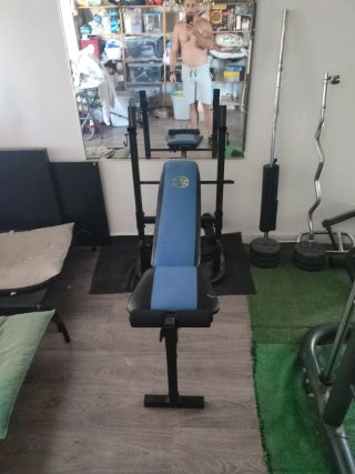 Multiestación BM900+máquina dominadas+banco multi.