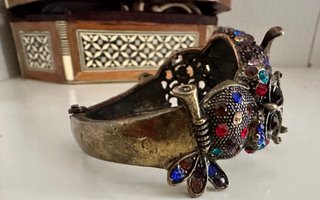 Pulsera estilo búho con pedrería