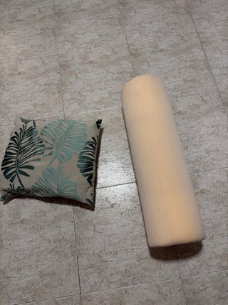 Cojín Cilíndrico Espuma Alta Intensidad