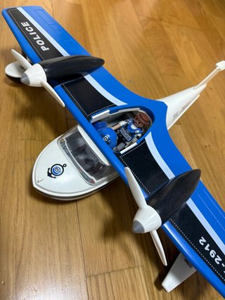 Avión Policía Playmobil