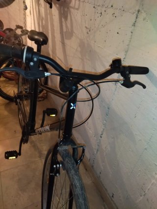 Bicicleta Híbrida B'Twin Riverside Negra