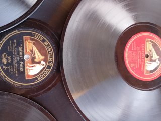 Discos de pizarra gramola