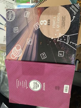 Libro de texto Física y Química 3º ESO, Anaya