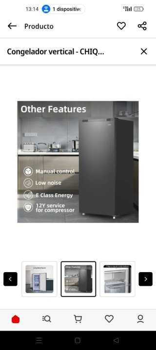 Congelador vertical CHiQ 145L FSD160D4E