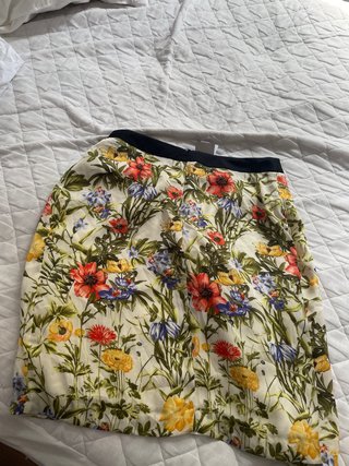 Falda Cortefiel Estampada Nueva Talla L
