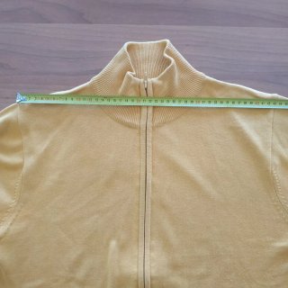 Giacca gialla con zip
