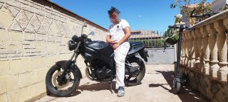 Daelim Roadwin F1 125cc Moto Negra