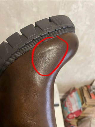 Botas altas marrones con tacón