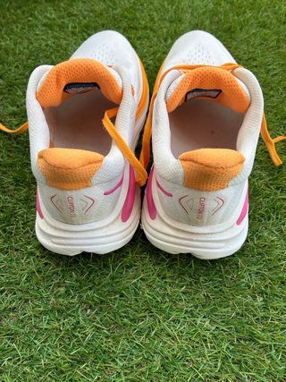 Deportivas Hoka Clifton 10 Mujer Blancas/Naranja