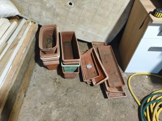 Maceteros Rectangulares de Plástico