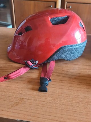 Casco B'TWIN infantil 500 rojo Decathlon