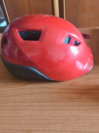 Casco B'TWIN infantil 500 rojo Decathlon