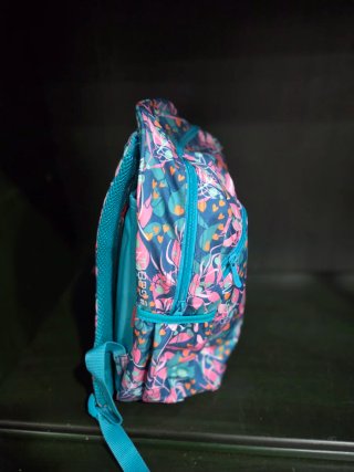Mochila Gabol floral azul