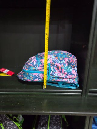 Mochila Gabol floral azul