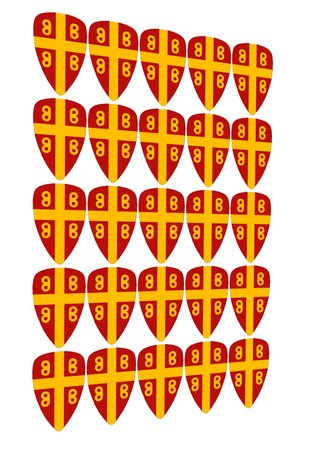 Pegatinas Escudos Imperio Bizantino Playmobil