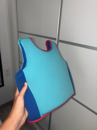 Chaleco de baño Nabaiji azul y rojo