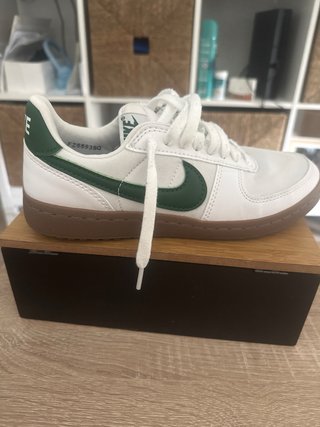 Zapatillas Nike Blancas y Verdes Talla 37