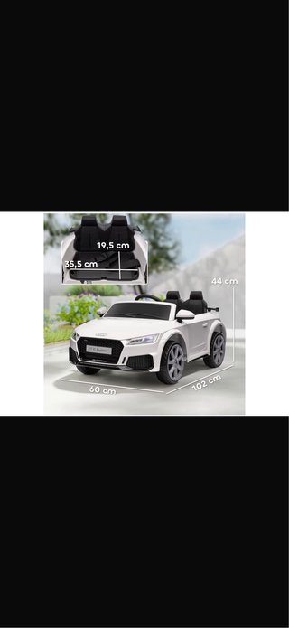 Coche eléctrico infantil Audi TT RS