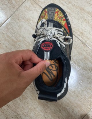 Zapatillas Versace Negras Multicolor