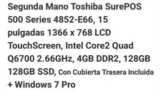 Tpv Táctil Toshiba con Visor