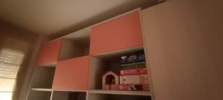 Mueble dormitorio con cama abatible 90
