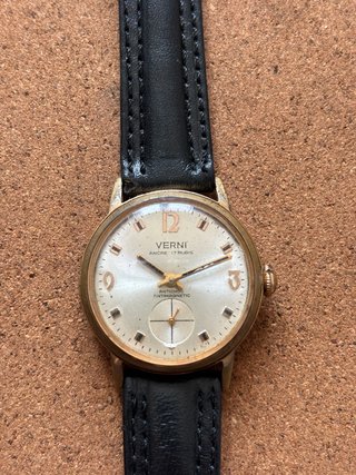Reloj Verni Mecánico 17 Rubíes