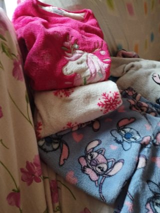 4 Pijamas Invierno Niña Talla 6-7