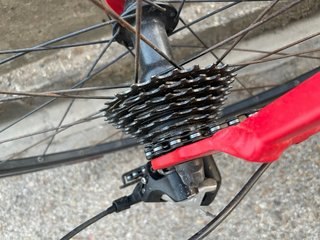 Bicicleta carretera Btwin Triban 500 Roja talla L