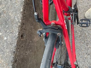 Bicicleta carretera Btwin Triban 500 Roja talla L