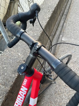 Bicicleta carretera Btwin Triban 500 Roja talla L